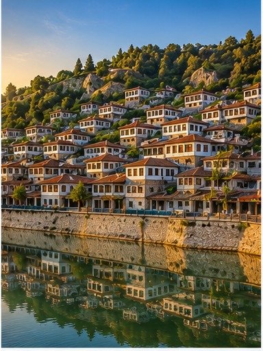 Historic houses in Berat