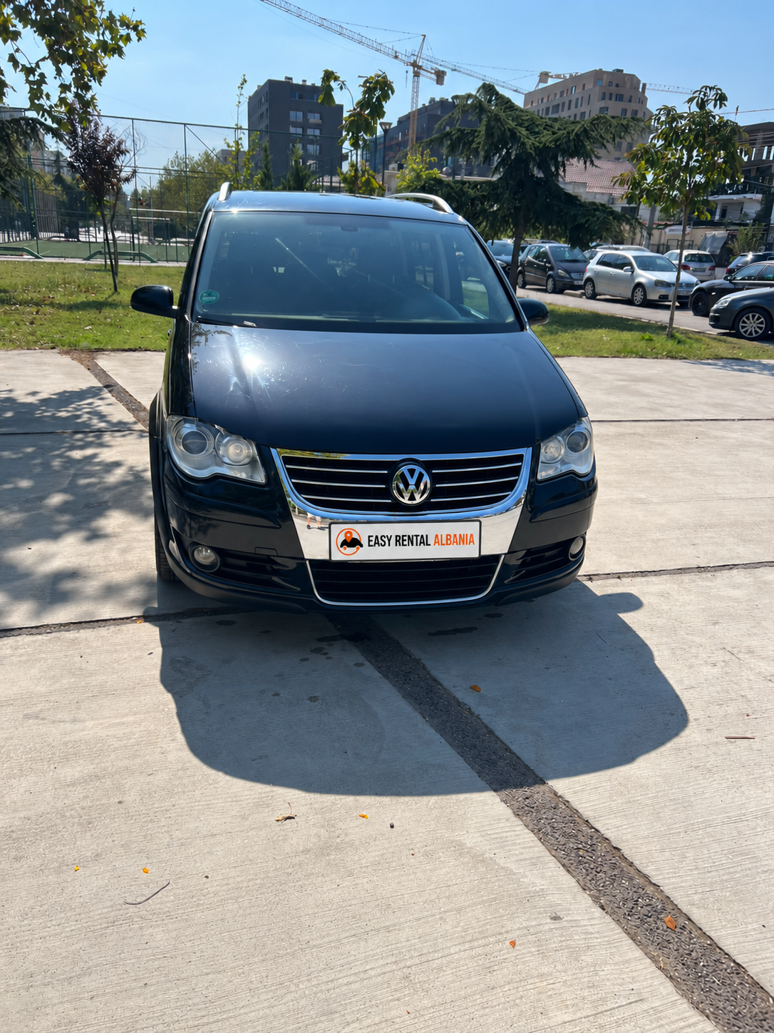 Front view of an Easy Rental Albania car