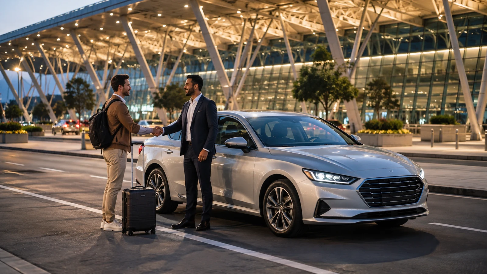 Car rental in Tirana airport vehicle handover